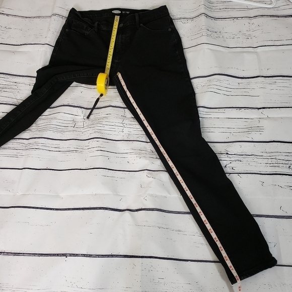 Old Navy Curvy Skinny Black Jeans Size 6 - Picture 5 of 6